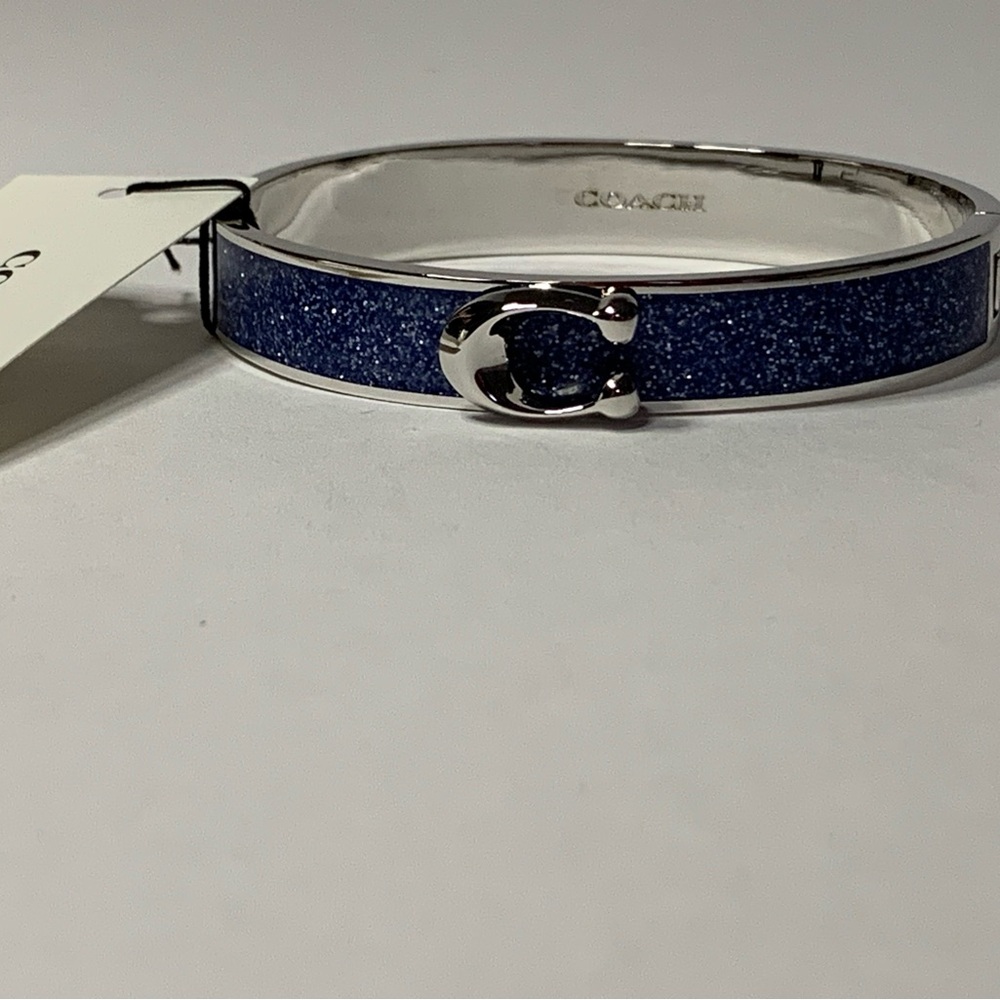 Brand New with Tags COACH Signature ‘C’ Logo Hinged Bangle Bracelet - Picture 10 of 10